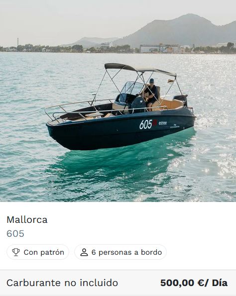 Alquilar Barco en Mallorca